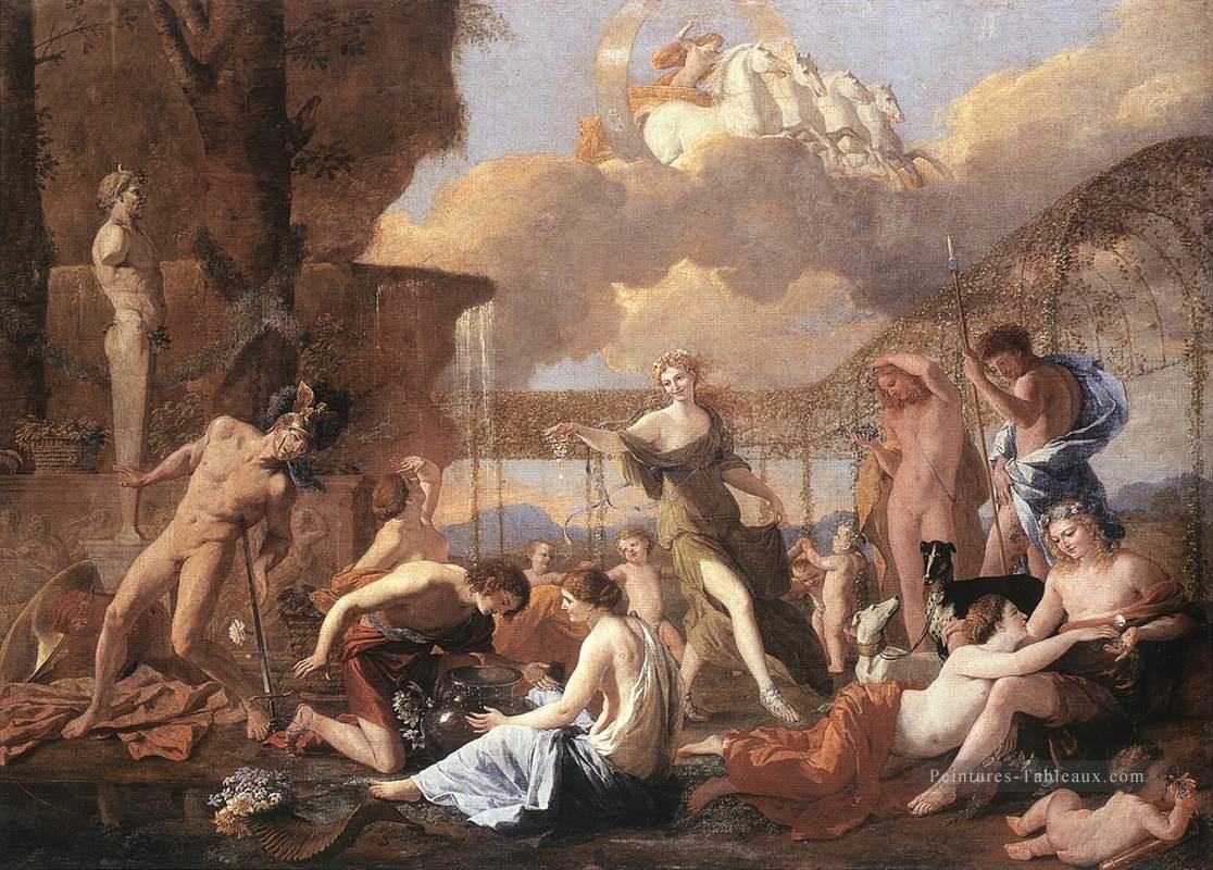 L’Empire de Flora peintre classique Nicolas Poussin Peintures à l'huile